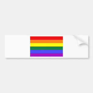 Regenboogvlag Bumpersticker