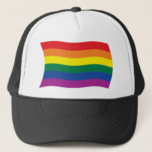 Regenboogvlag Hoed van de Gay Pride-beweging Trucker Pet