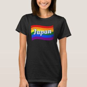 Regenboogvlag Japan Japanse Gay Pride LGBT LGBTQ T-shirt