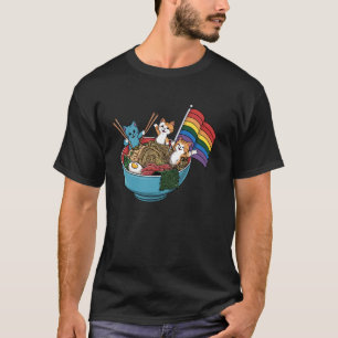 Regenboogvlag Katten Ramen LGBT Gay Pride Maand Ka T-shirt
