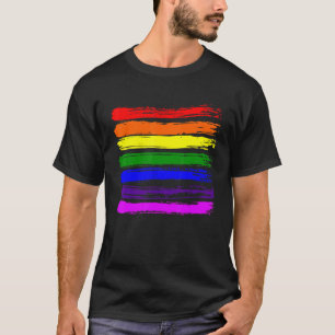  regenboogvlag Koel Lgbt Lesbian Bisexua T-shirt