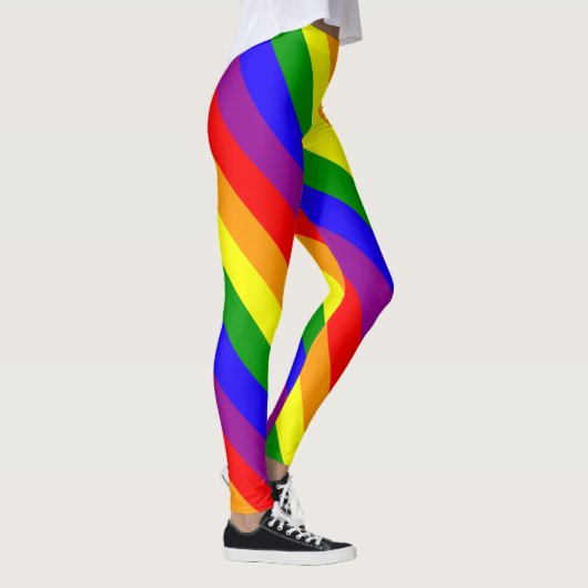 Regenboogvlag Leggings (Rechts)