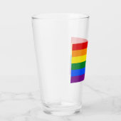 Regenboogvlag (LGBT) Glas (Rechts)