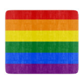 Regenboogvlag (LGBT) Snijplank (Voorkant)