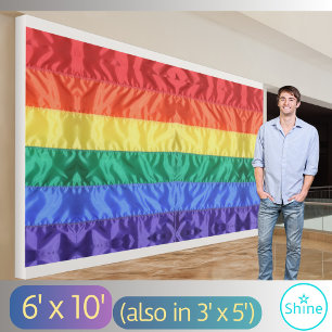 Regenboogvlag Lgbt Vlagg Lesbienne Hbt Vlagg Pride Spandoek