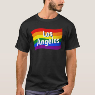 Regenboogvlag Los Angeles Gay Pride LGBT LGBTQ T-shirt