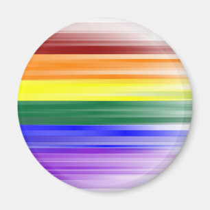 Regenboogvlag Magnet (Ronde) Magneet