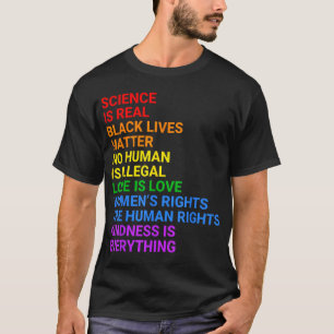 Regenboogvlag Mensenrechten Vrouwen Homo Rechten T-shirt