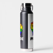 Regenboogvlag Pride Fist Water Bottle Waterfles (Voorkant)