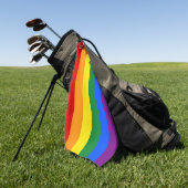 Regenboogvlag & Pride parade Golf/LGBT gemeenschap Golfhanddoek (Groen)