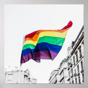 Regenboogvlag Pride Poster