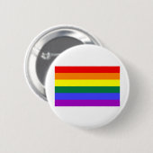 Regenboogvlag Ronde Button 5,7 Cm (Voorkant /achterkant)