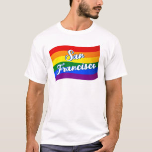 Regenboogvlag San Francisco Gay Pride LGBT LGBTQ T-shirt