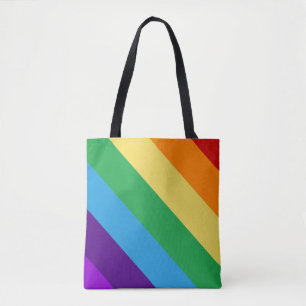 Regenboogvlag schoudertas draagtas