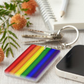 Regenboogvlag Sleutelhanger (Voorkant Rechts)
