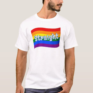 Regenboogvlag Straight PFLAG gay LGBT LGBTQ T-shirt