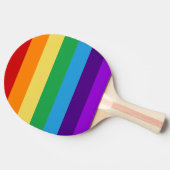 Regenboogvlag Tafeltennisbatje (Zijkant)