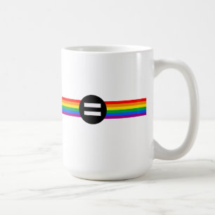 Regenboogvlag voor homo's koffiemok