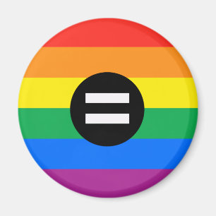 Regenboogvlag voor homo's magneet