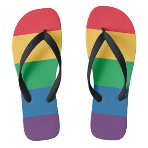 Regenboogvlaggepride Teenslippers
