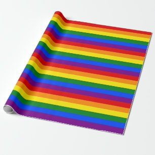 Regenboogvlagpapier Cadeaupapier