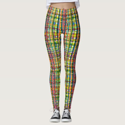 regenboogvlakke leggings (Voorkant)