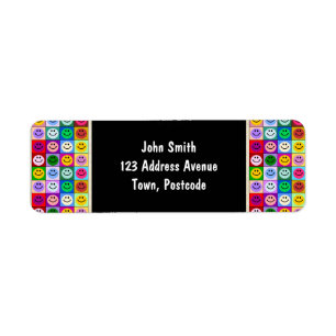 Regenboogvlakken Etiket