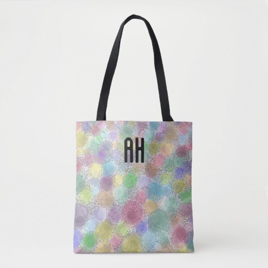 Regenboogvlekken Monogram Tas (Voorkant)