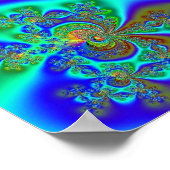 Regenboogvleugels Poster (Hoek)