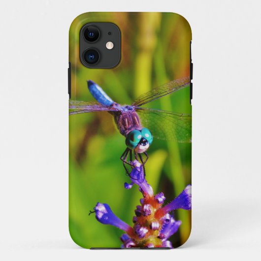 Regenboogvlieg en -bloem Case-Mate iPhone case (Achterkant)
