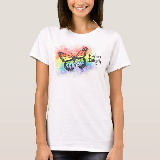 Regenboogvlinder T-shirt (Voorkant)