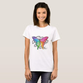 Regenboogvlinder T-shirt (Voorkant volledig)