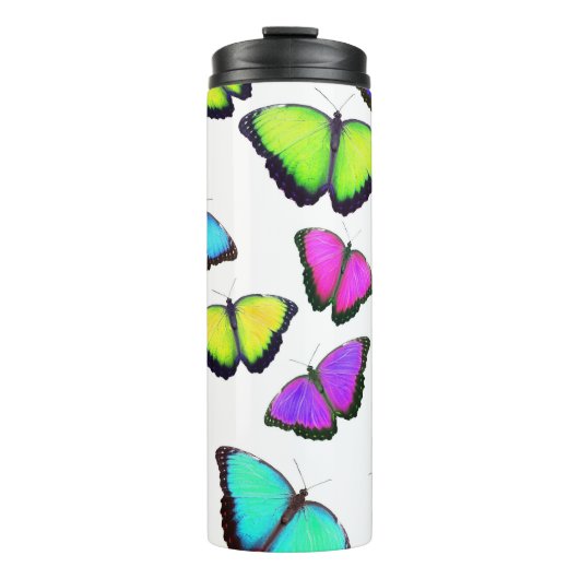 Regenboogvlinder Thermosbeker (Voorkant)