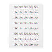 Regenboogvogel met oneindige symbolen (Vel)