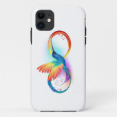 Regenboogvogel met oneindige symbolen Case-Mate iPhone case (Achterkant)