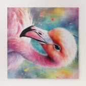 Regenboogvogels Flamingo 2 Legpuzzel (Horizontaal)