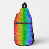 Regenboogvonken zijn als vuurwerk sling bag (Voorkant)