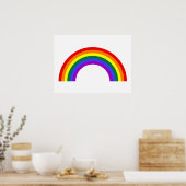 Regenboogvorm Poster (Keuken)