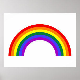 Regenboogvorm Poster