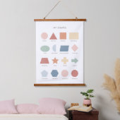 Regenboogvormen Poster Classroom Decor Hangend Wandkleed (Slaapkamer)