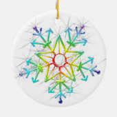 Regenboogvorst 1 Ornament (Achterkant)