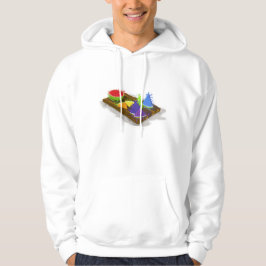 regenboogwatermeloen hoodie