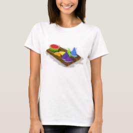 regenboogwatermeloen t-shirt