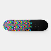 Regenboogwaterval - Fractale kunst Skateboard (Horizontaal)