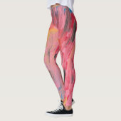 Regenboogwaterval schilderen leggings (Links)