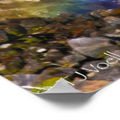 Regenboogwaterval w/Scriptversie Verse Poster (Hoek)