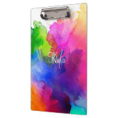 RegenboogWaterverf Abstract Klembord (Links)