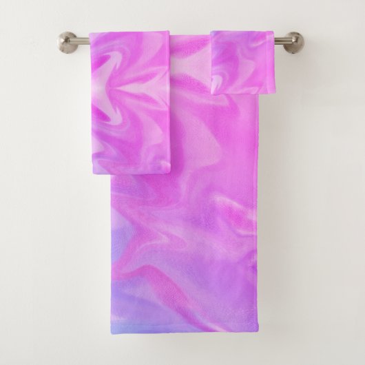 Regenboogwaterverf Bad Handdoek (Insitu)