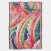 regenboogwaterverf deken (Voorkant Verticaal)