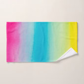 Regenboogwaterverven Bad Handdoek (Handdoek)